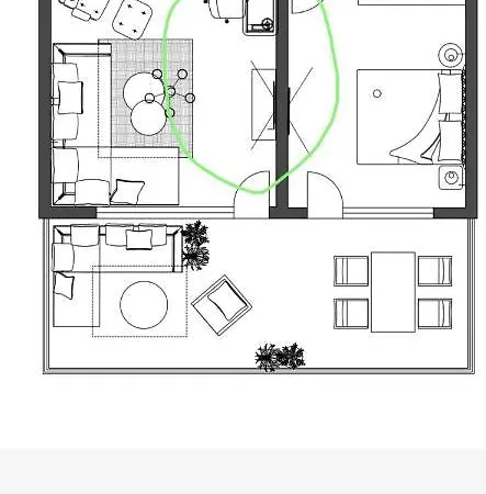Infinity Terrace Sea View Apartment Nessebar 1Br *